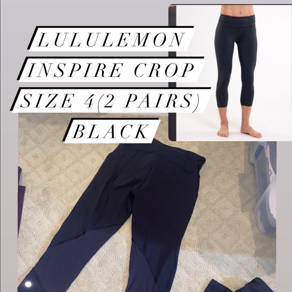 Lululemon inspire crop leggings